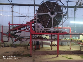 Harvester automatic with round cages 